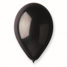Baloane latex rotunde 26cm negru 