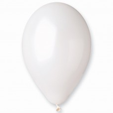 Baloane latex rotunde 26cm alb