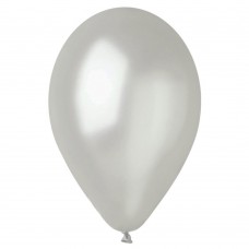 Baloane latex rotunde 26cm gri