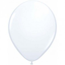 Balon Latex Rotund alb 13 cm 