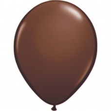 Baloane latex rotunde 13cm maro inchis 